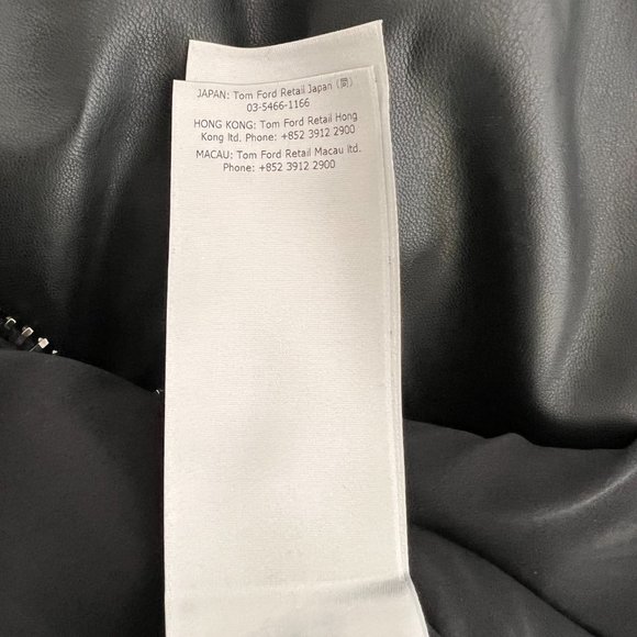 Tom Ford black faux leather black backless dress size 40 - Picture 12 of 12